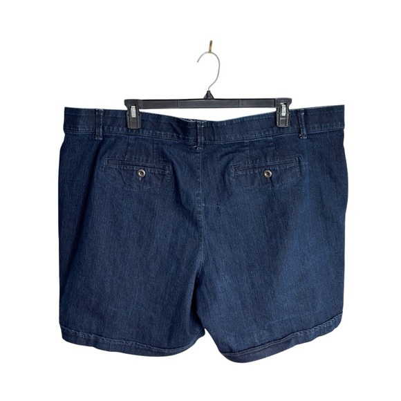 Gloria Vanderbilt Shorts Womens Plus Size 24W Stretch Denim Jean Chino Style - Picture 6 of 16